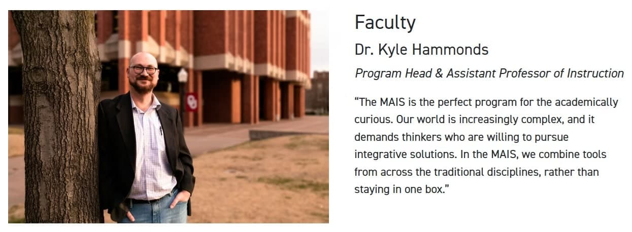 Dr. Kyle Hammonds, Program Head and Assistant Professor of Instruction, photographed on campus at the University of Texas at Dallas